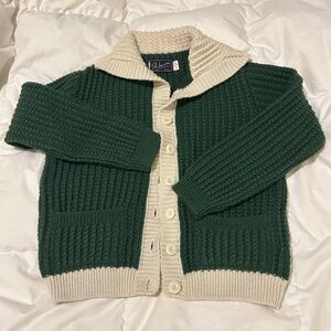 Palava brand wool collared cardigan